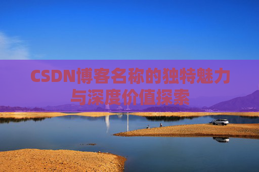 CSDN博客名称的独特魅力与深度价值探索
